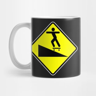 Skateboard Road Sign Mug